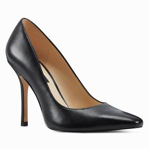 Nine West Arley Square-Toe Pumps - Black - Ireland (EL6031592)